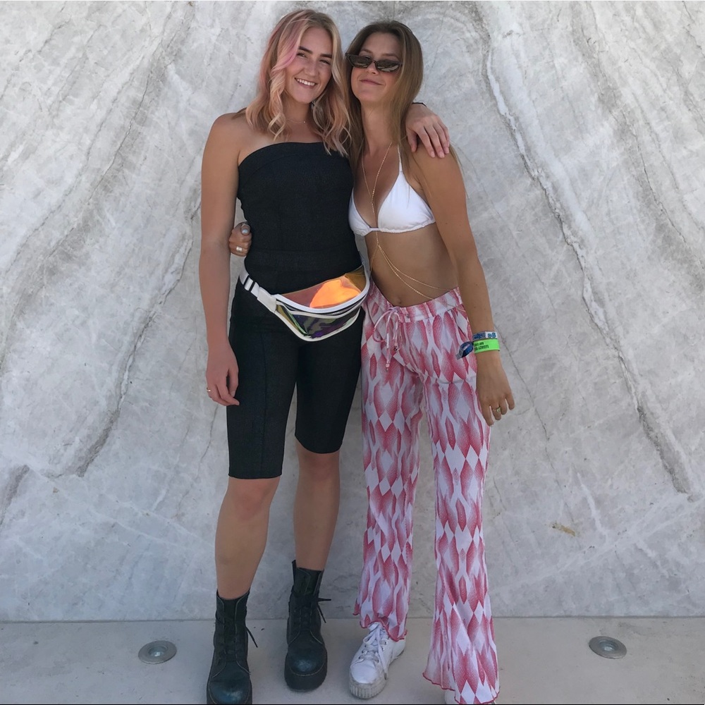 Dark gray sparkly Kendall & Kylie jumpsuit